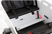 Cargo-box en passagiersstoel