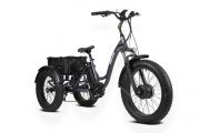 Elektrische Driewieler Invictus Lowstep Metallic Grijs